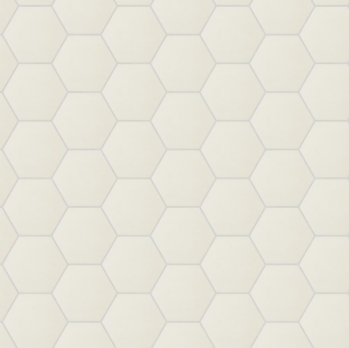 Bee Hive Medley White, Hexagon, 8 1/2X10, Matte by Daltile