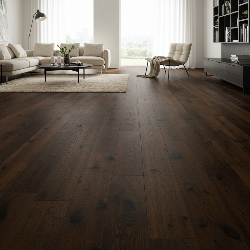 Hardwood flooring installation in Edmonton